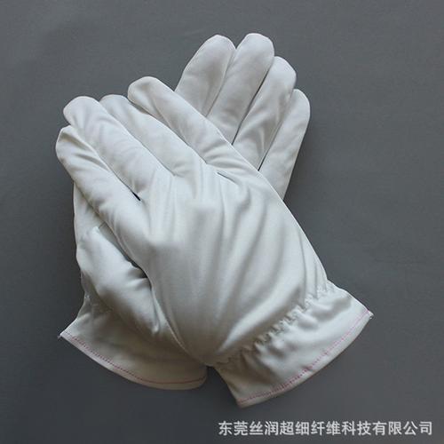 超细纤维无尘布手套珠宝文玩礼仪表演手部阅兵作业劳保厂家批发